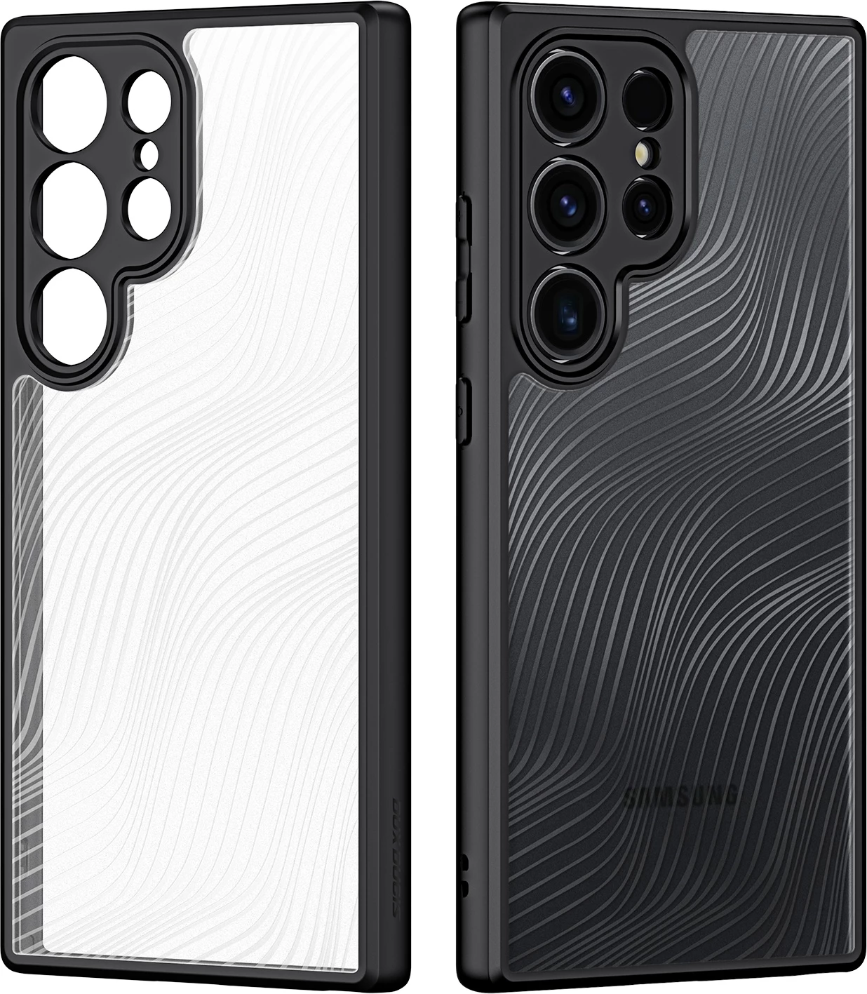 Mbështjellës Dux Ducis Aimo për Samsung Galaxy S24 Ultra, e zezë