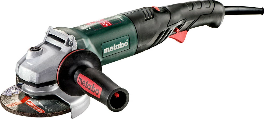 Fleks Metabo WEV 1500-125 Quick RT, 1500W, disk 125mm, 3500-11000 RPM, zi/gjelbër