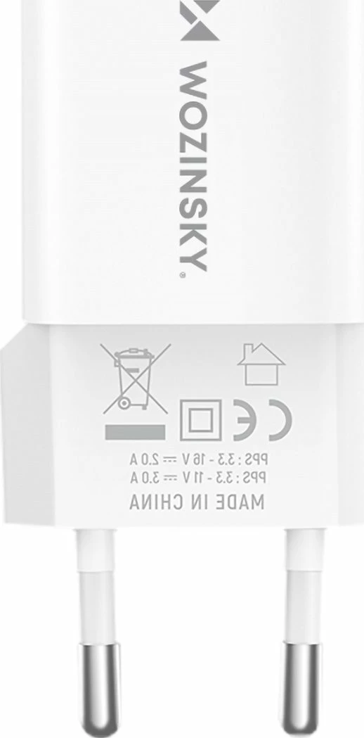 Karikues Wozinsky WWCEAC GaN 33W USB-A/USB-C, i bardhë