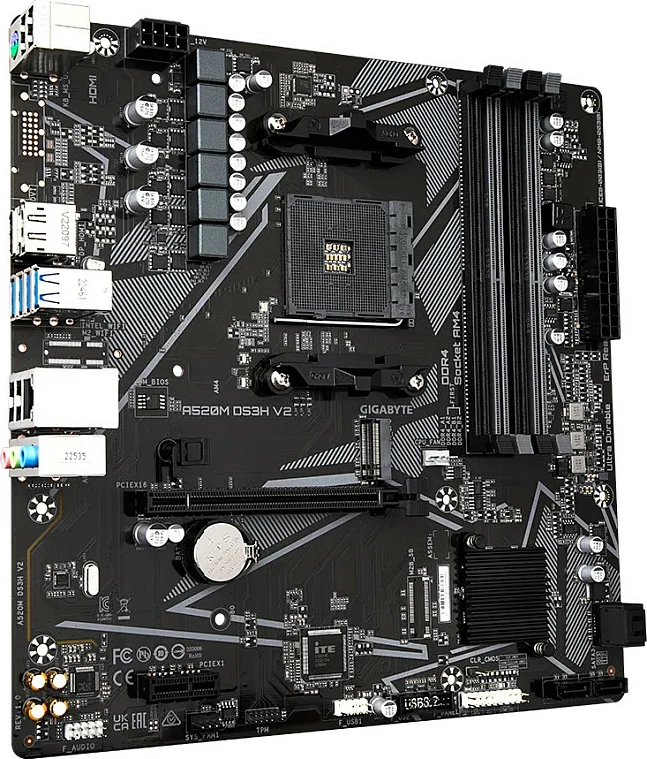 Pllakë amë Gigabyte A520M DS3H V2, Socket AM4, micro ATX