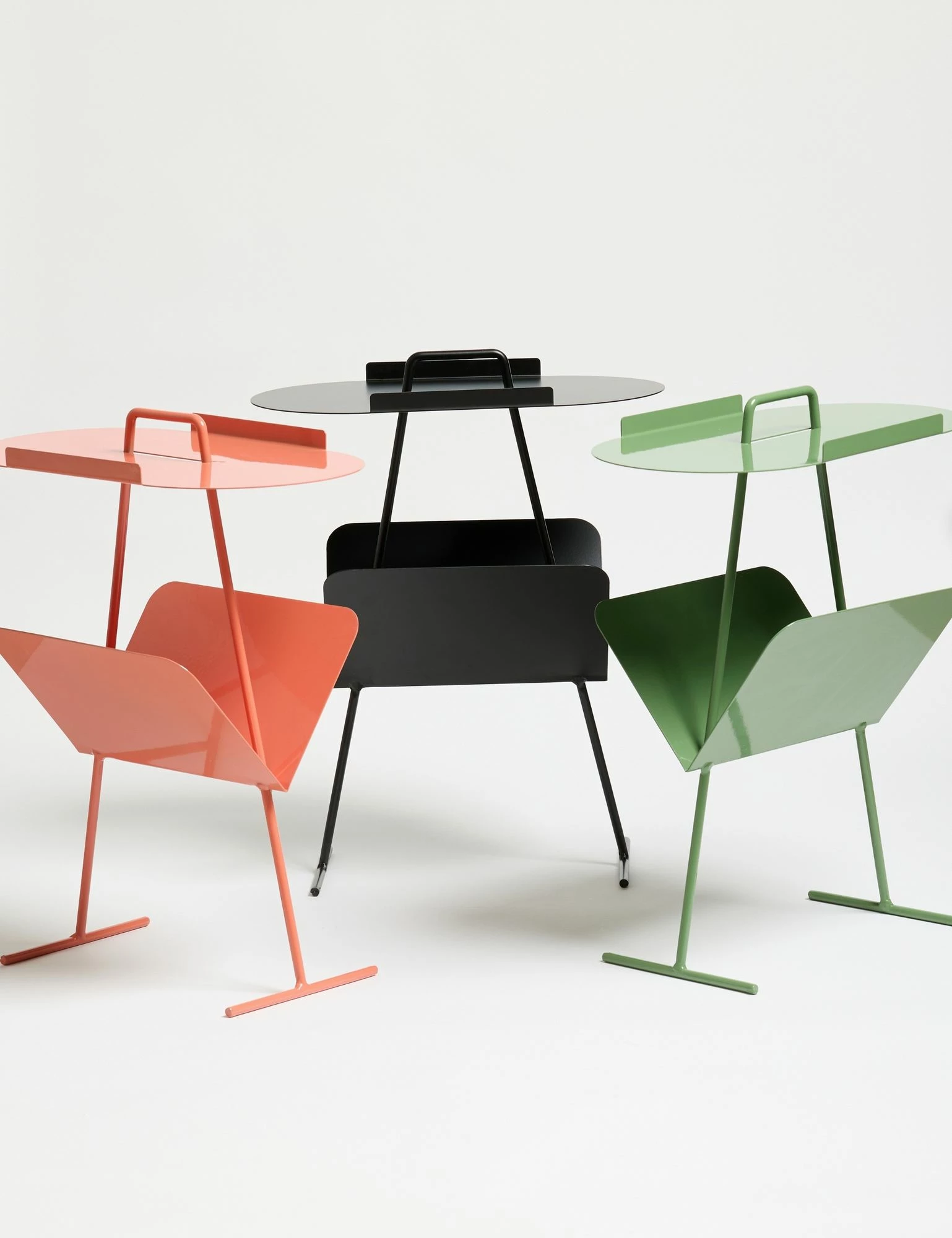 Tavolinë anësore Skye Decor, ngjyrë salmon