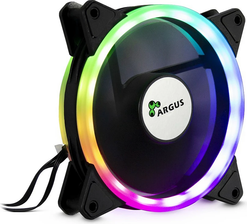 Set ventilatorë RGB Inter-Tech Argus RS-04, 3x 120mm + shirit LED 50cm