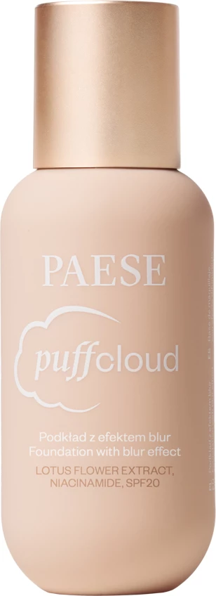 Fondatinë për femra Paese Puff Cloud Satin Blur Effect SPF20 01 Light Beige 37ml