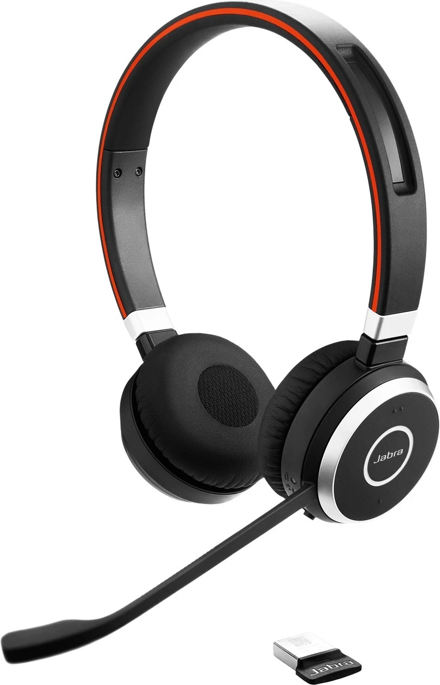 Kufje Jabra Evolve 65 UC Stereo, wireless, Bluetooth 4.0, zi-argjend