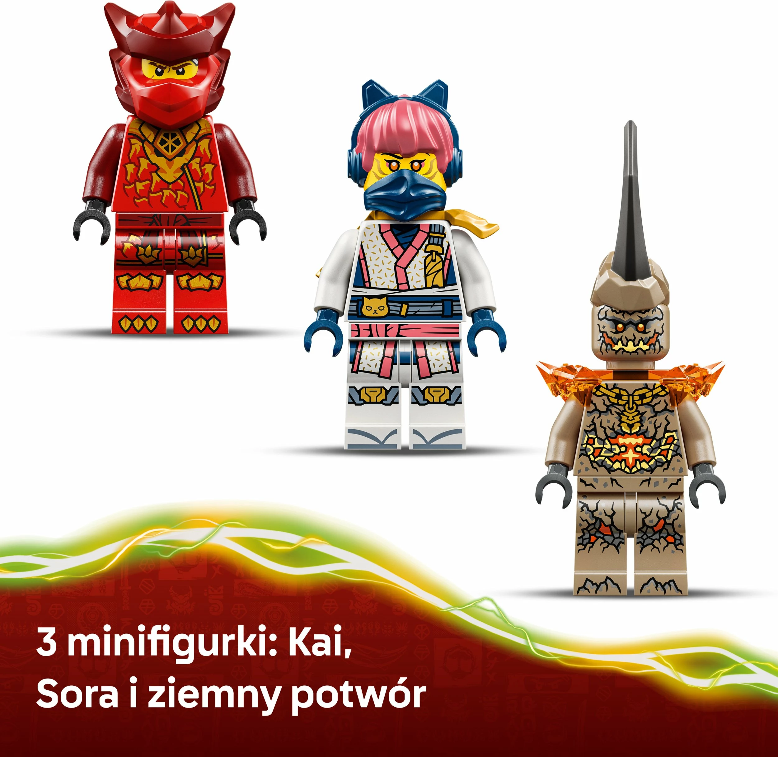 Set LEGO Ninjago Kai's Dragon Mech Battle Pack 71851, 85 copë, 6+