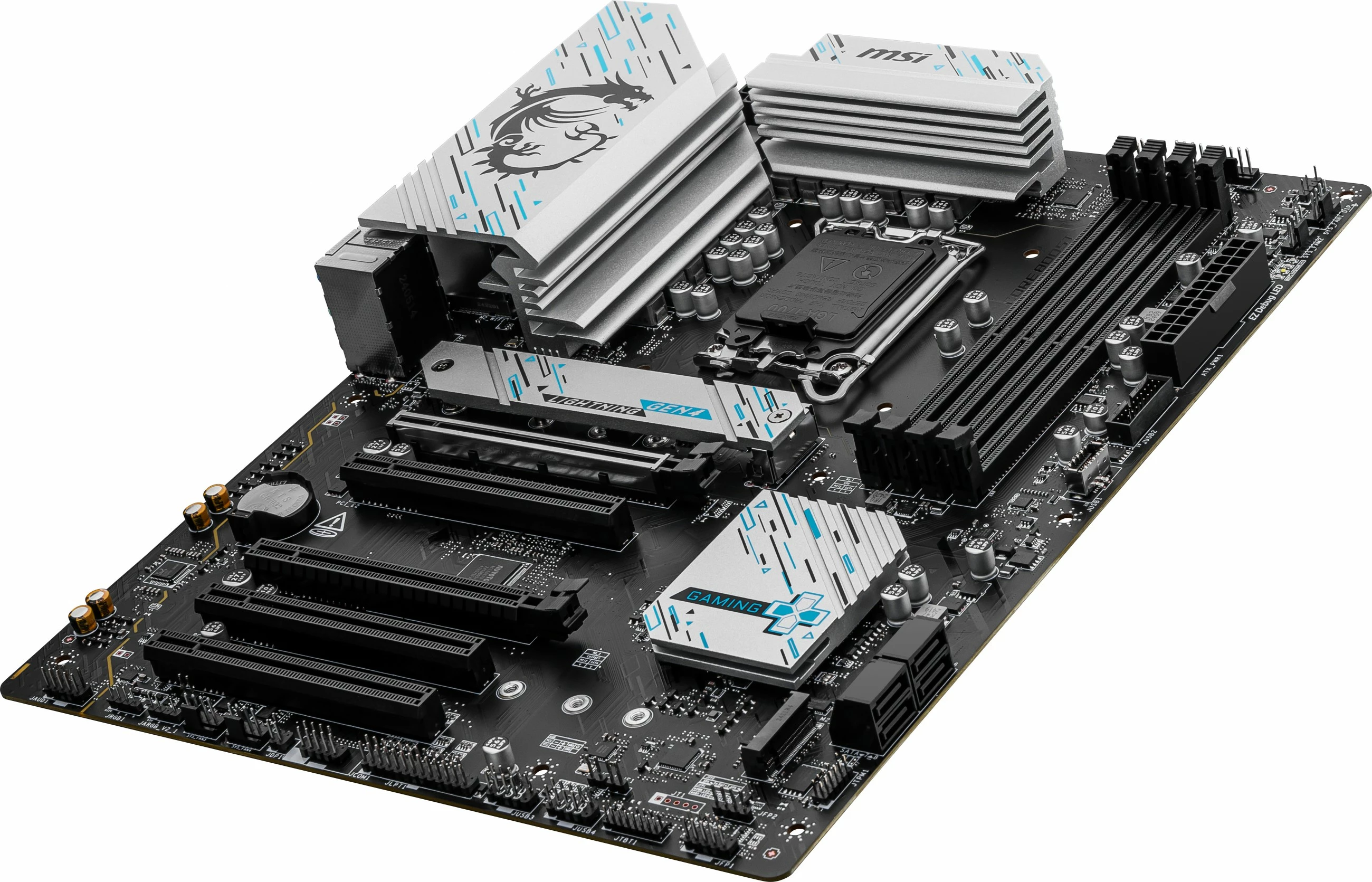 Pllakë amë MSI B760 GAMING PLUS WIFI DDR4, Intel, LGA 1700, 128 GB, e zezë