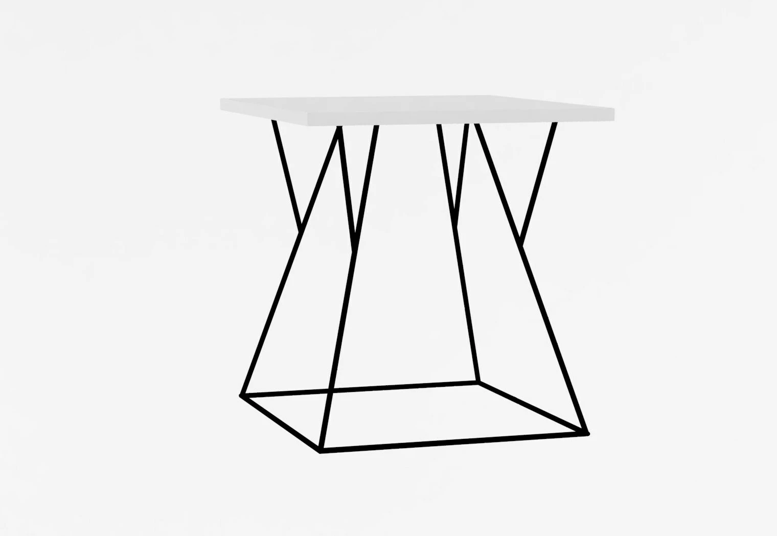 Tavolinë kafeje Hanah Home, Cassis - e bardhë