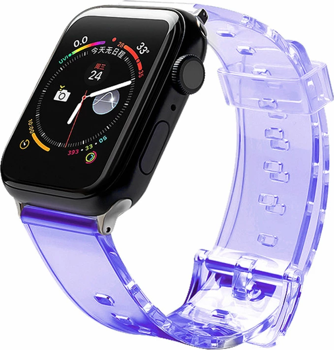 Rrip silikoni për Apple Watch Hurtel, 42/44mm, vjollcë