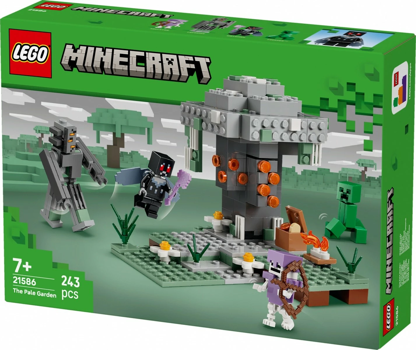Set ndërtimi, LEGO Minecraft, 21586 The Pale Garden, 243 pjesë, 7+