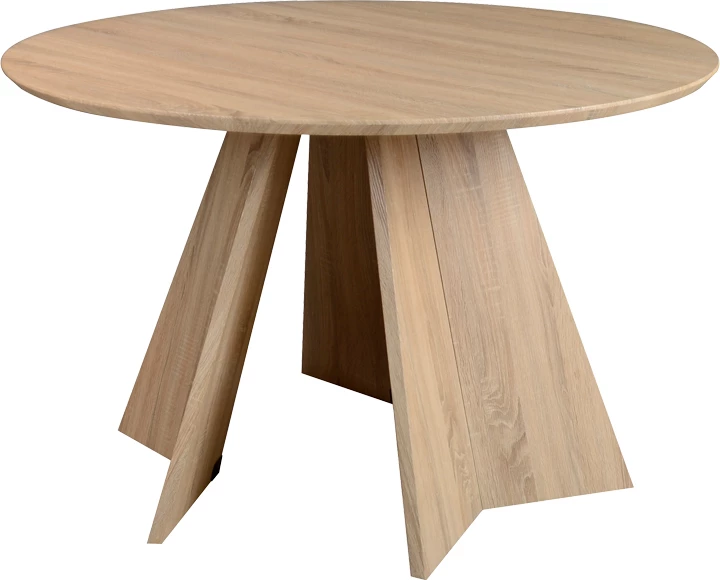 Tavolinë Bibble MDF, ngjyrë natyrale, D120x76cm