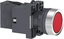 Push buton i kuq 24VDC - Schneider