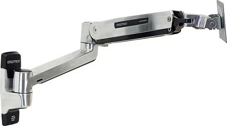Krah muri për monitor/TV Ergotron LX HD Sit-Stand, deri 46", VESA 75x75-400x400, 13.6 kg, argjendtë