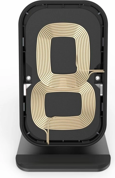 Karikues wireless Tech-Protect QI15W-S1, 15W, me qëndrim, i zi