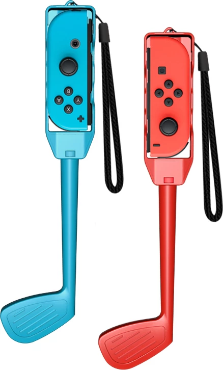 Set aksesorësh për Nintendo Switch, Hurtel, Nintendo Switch Sports 10-in-1, për Joy-Con, 10 pjesë, kuqe e kaltër