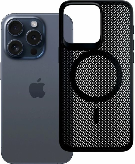 Kapak telefoni 3mk COOLing MagCase për iPhone 16 Pro Max, i zi