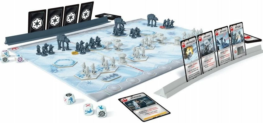 Lojë tavoline Rebel Star Wars: Battle of Hoth, 2-8 lojtarë, 30 min, 8+, version polonisht
