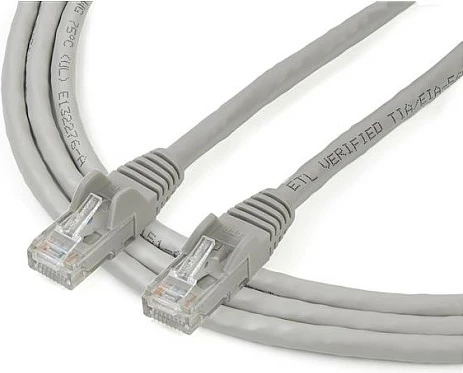 Kabllo rrjeti StarTech N6PATC2MGR Cat6, 2m, Gigabit, PoE, RJ45, gri