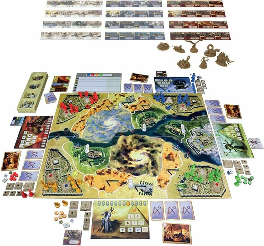 Lojë tavoline Galakta Kemet: Blood and Sand, bazë, 2-5 lojtarë, 12+, gjuha polonisht