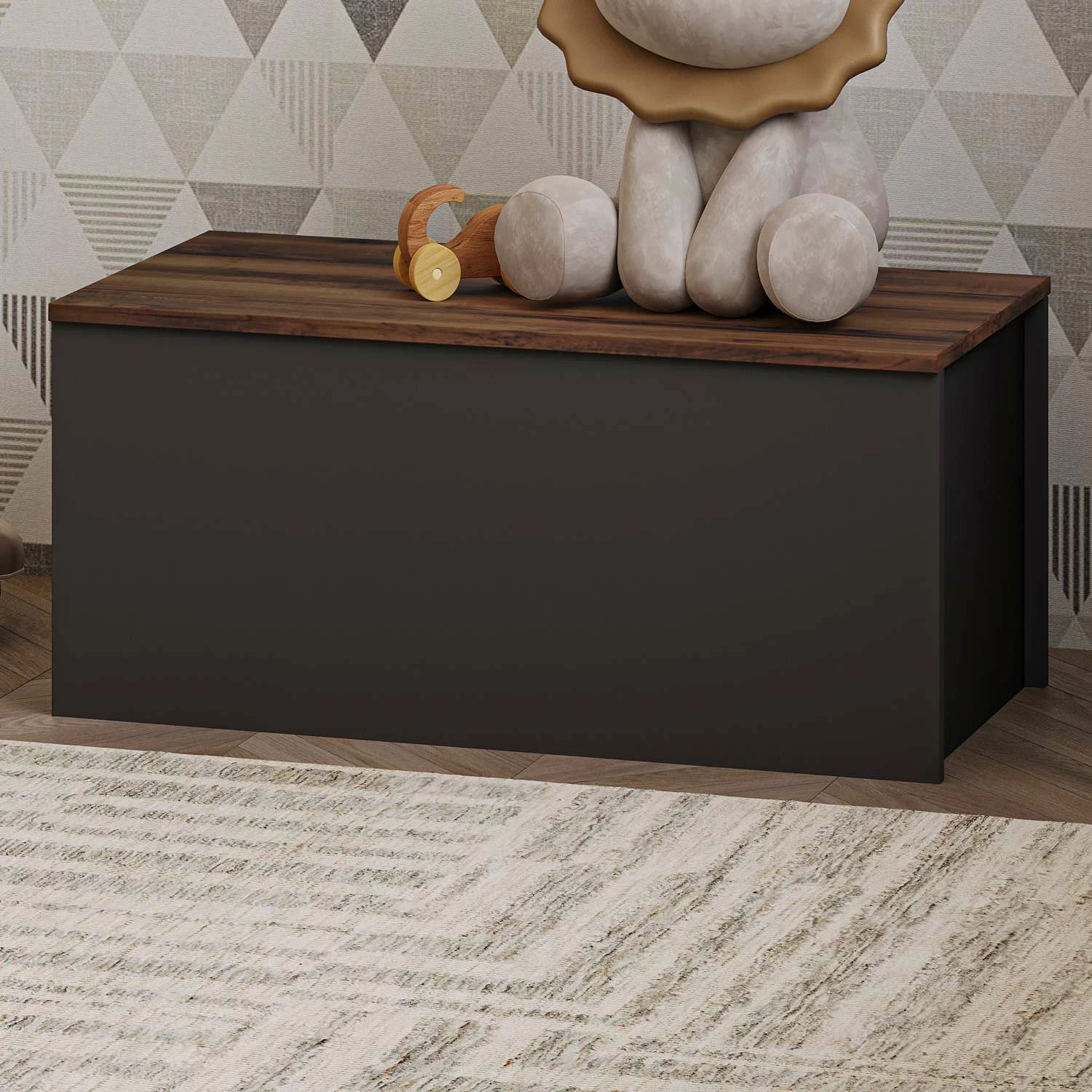 Sirtar Skye Decor, Florya, antracit dhe arr rustik