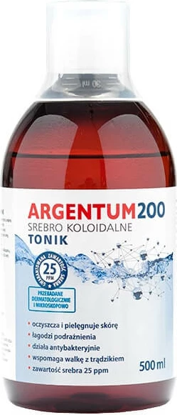 Tonik fytyre Aura Herbals Argentum 200 Colloidal Silver 25PPM 500ml