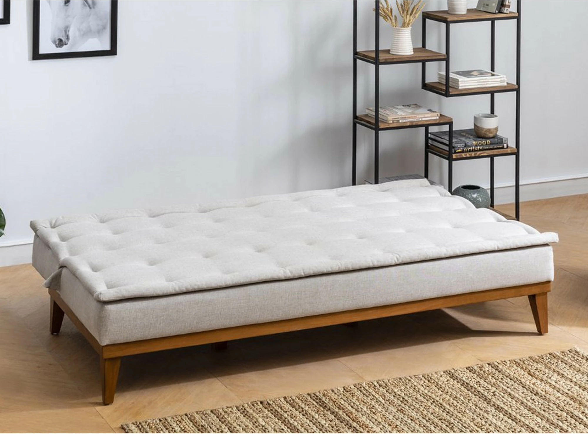 Set divani-krevat Atelier del Sofa, krem, Fuoco-TKM05-1005