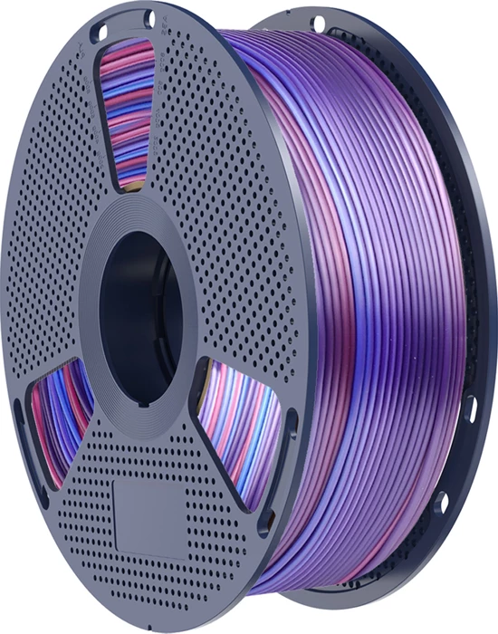 Filament për 3D printer Sunlu PLA+ Silk R 02 1.75 mm 1 kg, Rainbow 02, 1 bobinë