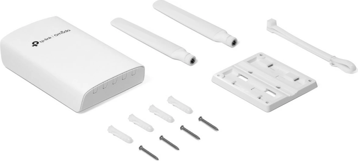 Gateway rrjeti TP-LINK ER703WP-4G-Outdoor, Wi-Fi 6 AX3000, 4G+ Cat6, i bardhë