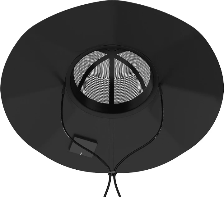 Kapelë EcoFlow Power Hat, M-L, me panele diellore, e zezë