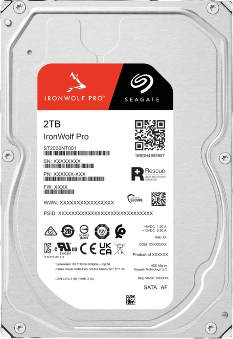 Hard disk SEAGATE IronWolf Pro ST2000NT001 2TB 3.5" SATA 6Gb/s 7200rpm 256MB