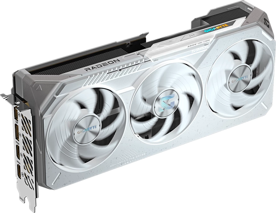 Kartë grafike GIGABYTE Radeon RX 9070 XT GAMING OC ICE 16G 16GB GDDR6 256-bit, e bardhë