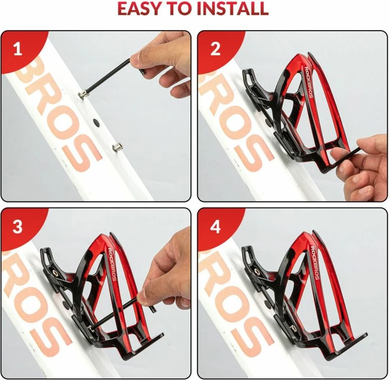 Mbajtëse shishe për biçikletë Rockbros, e zezë