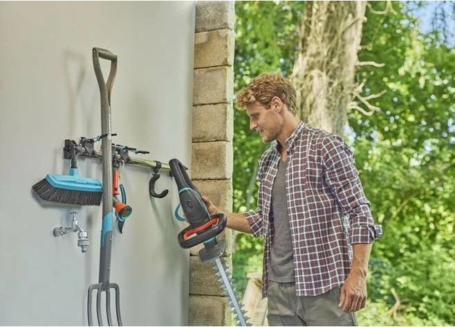 Mbajtës dhe Kllapë GARDENA 3510-20, Universal, Plastikë, Çelik, Zi, Argjendtë