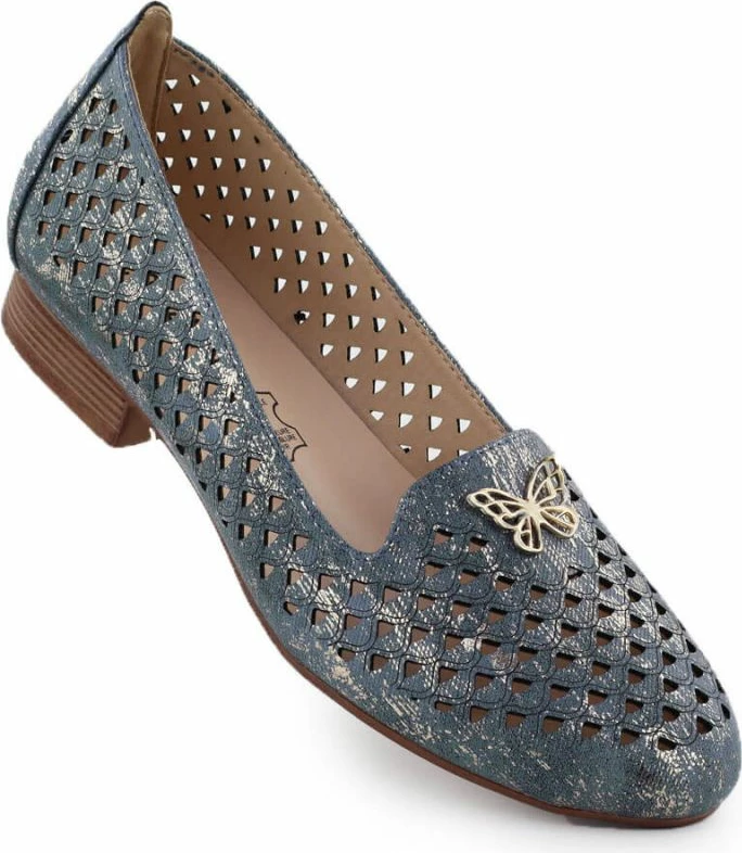 Këpucë për femra M. Daszyński SA222-3, kaltër