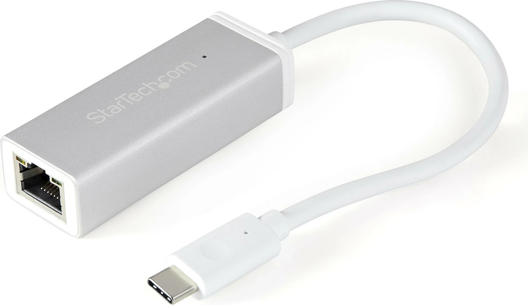 Adapter rrjeti StarTech US1GC30A, USB-C në Gigabit Ethernet RJ-45, 10/100/1000 Mbps, alumin, argjendtë