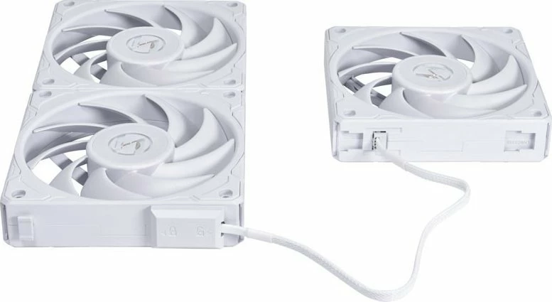 Ventilator PC Lian Li UNI FAN P28 UF-P28120-3W 120 mm PWM 2600 RPM 3-pack, i bardhë