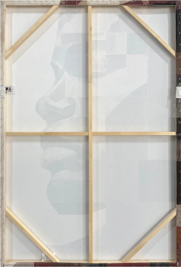 Pikturë dekorative ISIS, shumëngjyrëshe, kanavacë dhe dru, 80x3x120cm