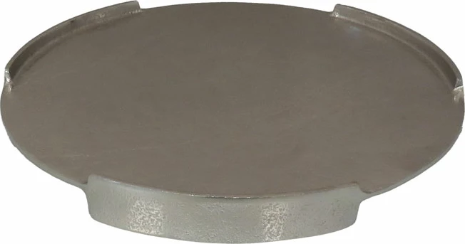 Tabaka dekorative BRONTIE, alumin, argjend, 36x36x4 cm