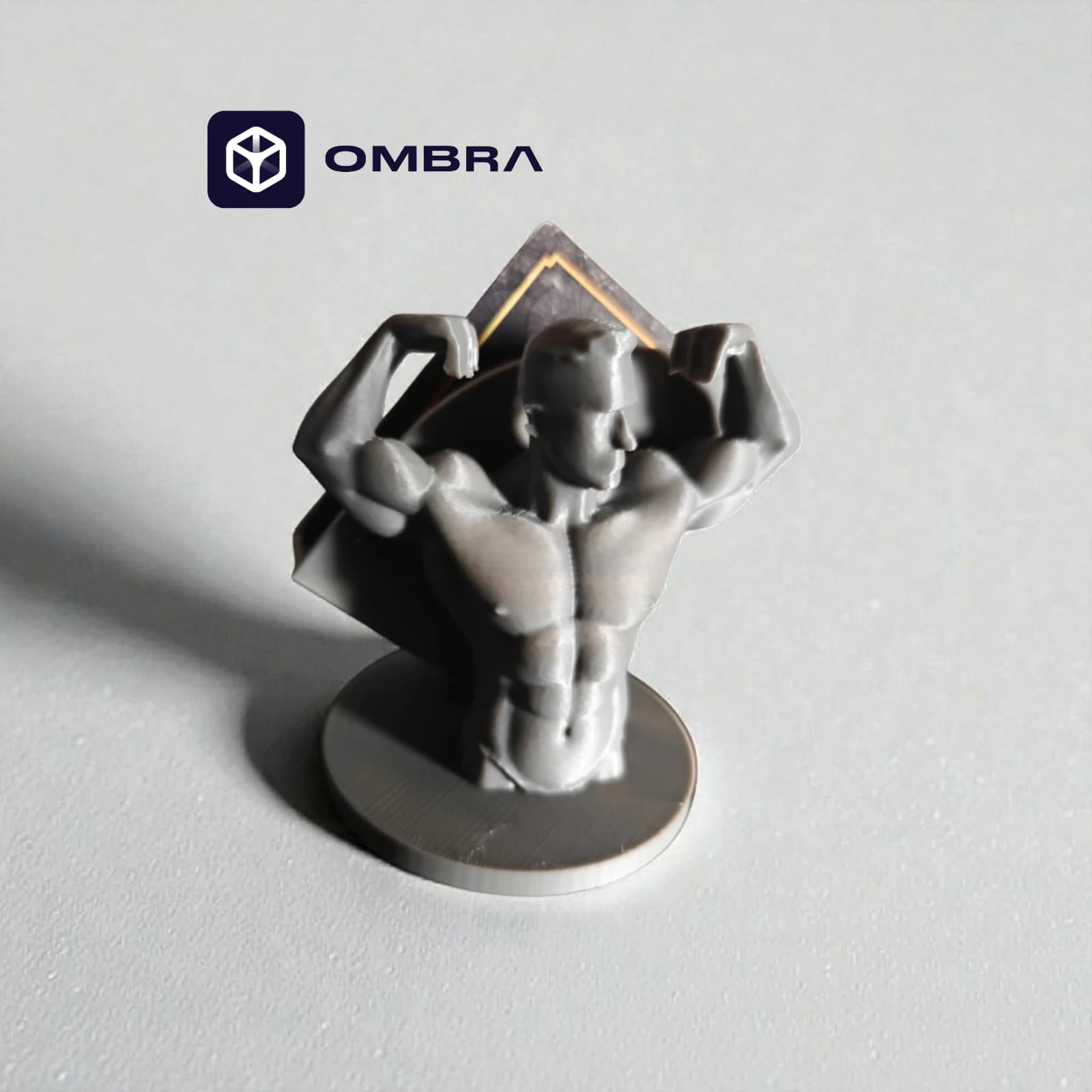 Mbajtëse për vizitëkarta në formë Gym Mighty Pose , Hiri