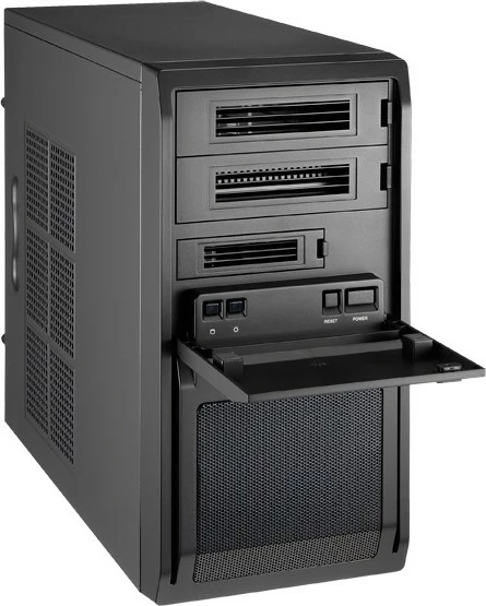 Kasë Chieftec LT-01B-OP, Mini Tower, micro ATX, e zezë