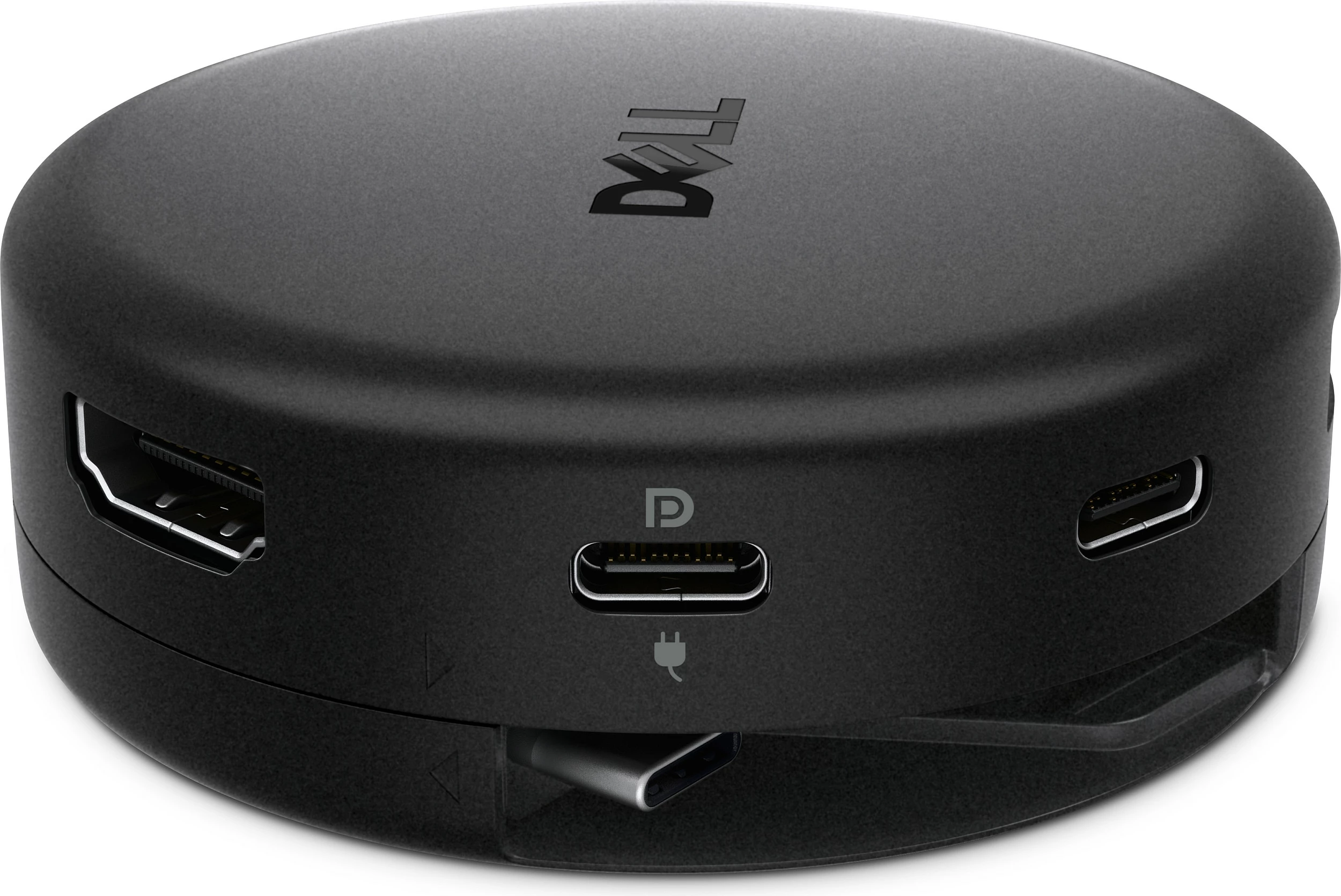 Hub udhëtimi USB-C Dell Pro DA326, 7-në-1, HDMI 2.1, DP 1.4, RJ-45 2.5GbE, USB PD 100W, i zi
