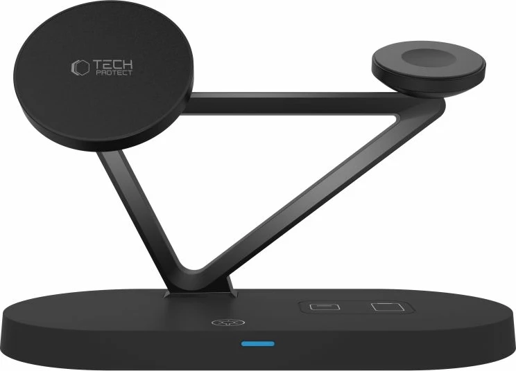 Karikues wireless 3-në-1 Tech-Protect QI15W-A41 me MagSafe për Apple, i zi