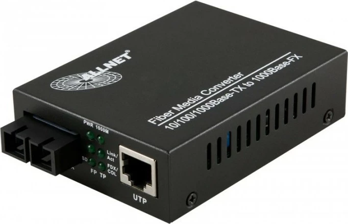 Konvertues rrjeti ALLNET ALL-MC105G-SC-SM, Gigabit Ethernet, i zi