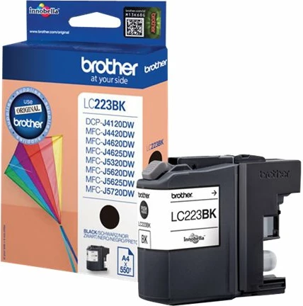 Toner Brother LC223BK, i zi, 1 copë