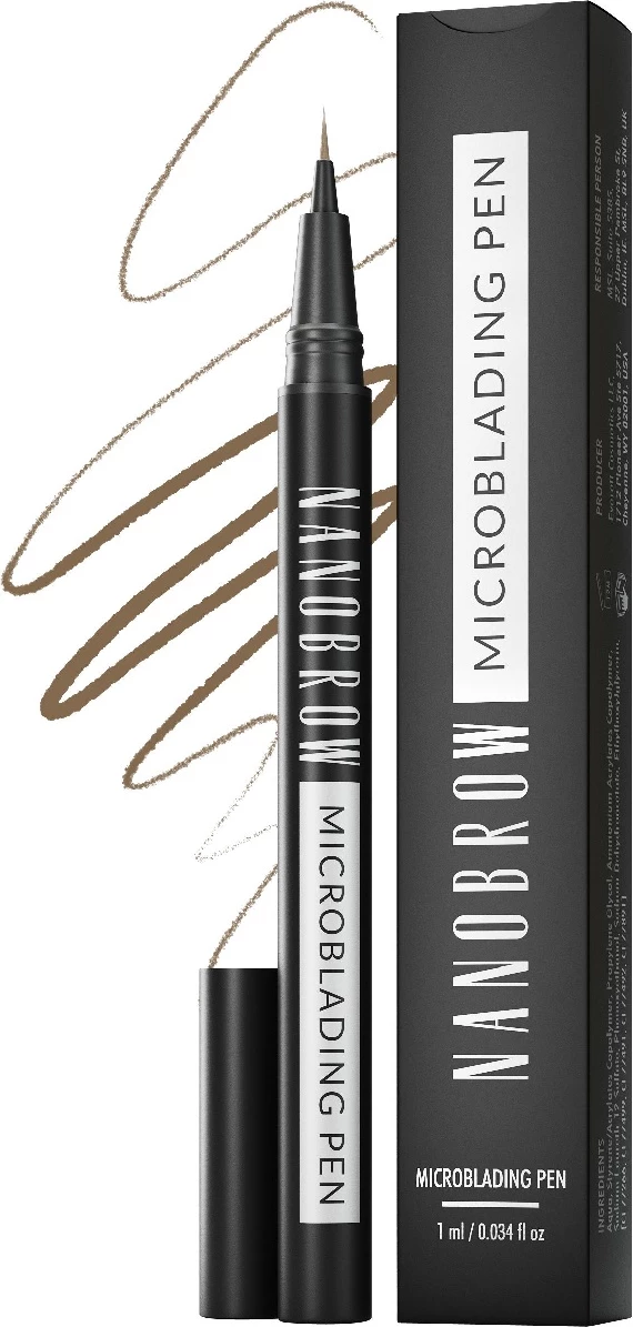 Laps për vetulla Nanobrow Microblading Pen Precise Light Brown 1ml