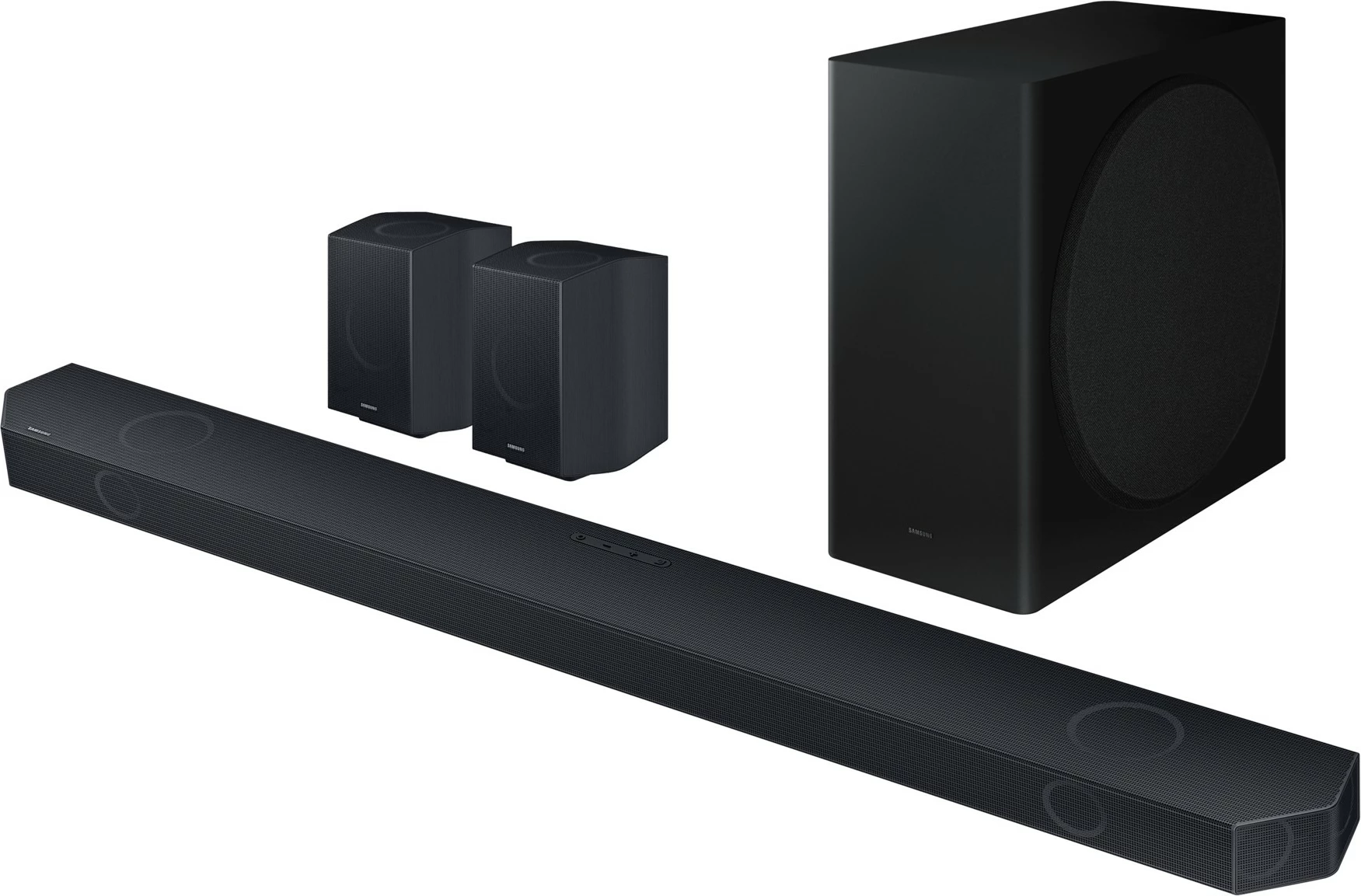 Altoparlant Samsung HW-Q930D EN soundbar me subwoofer dhe altoparlantë të pasëm, e zezë