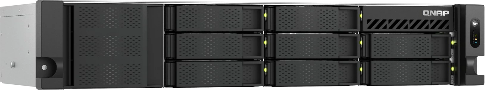 NAS server QNAP TS-855eU-8G, 2U, 8x2.5"/3.5" SATA, Intel Atom C5125, 8GB RAM, 2x2.5GbE, i zi