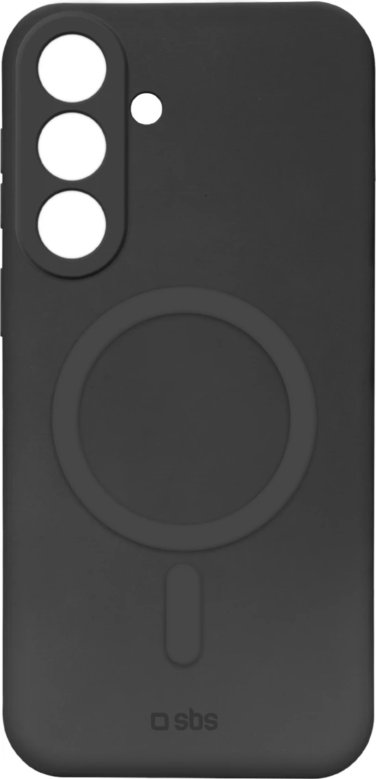 Mbështjellës për celular SBS Instinct Mag për Samsung Galaxy S26, kompatibil me MagSafe, TPU + mikrofibër, i zi