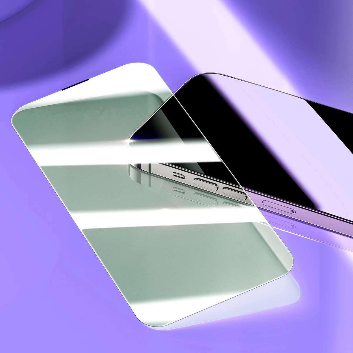 Mbështjellës xhami Baseus për iPhone 14 Pro, 0.3mm, me filtër kundër dritës blu, Transparent
