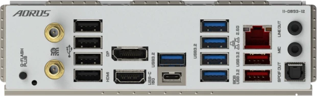 Pllakë amë GIGABYTE B650M AORUS ELITE AX ICE, AM5, DDR5, mATX, WiFi 6E, 2.5GbE, e bardhë