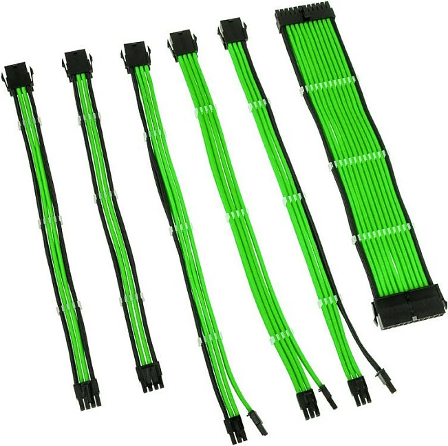 Kit zgjatues kabllosh Kolink Core Adept braided, jeshile